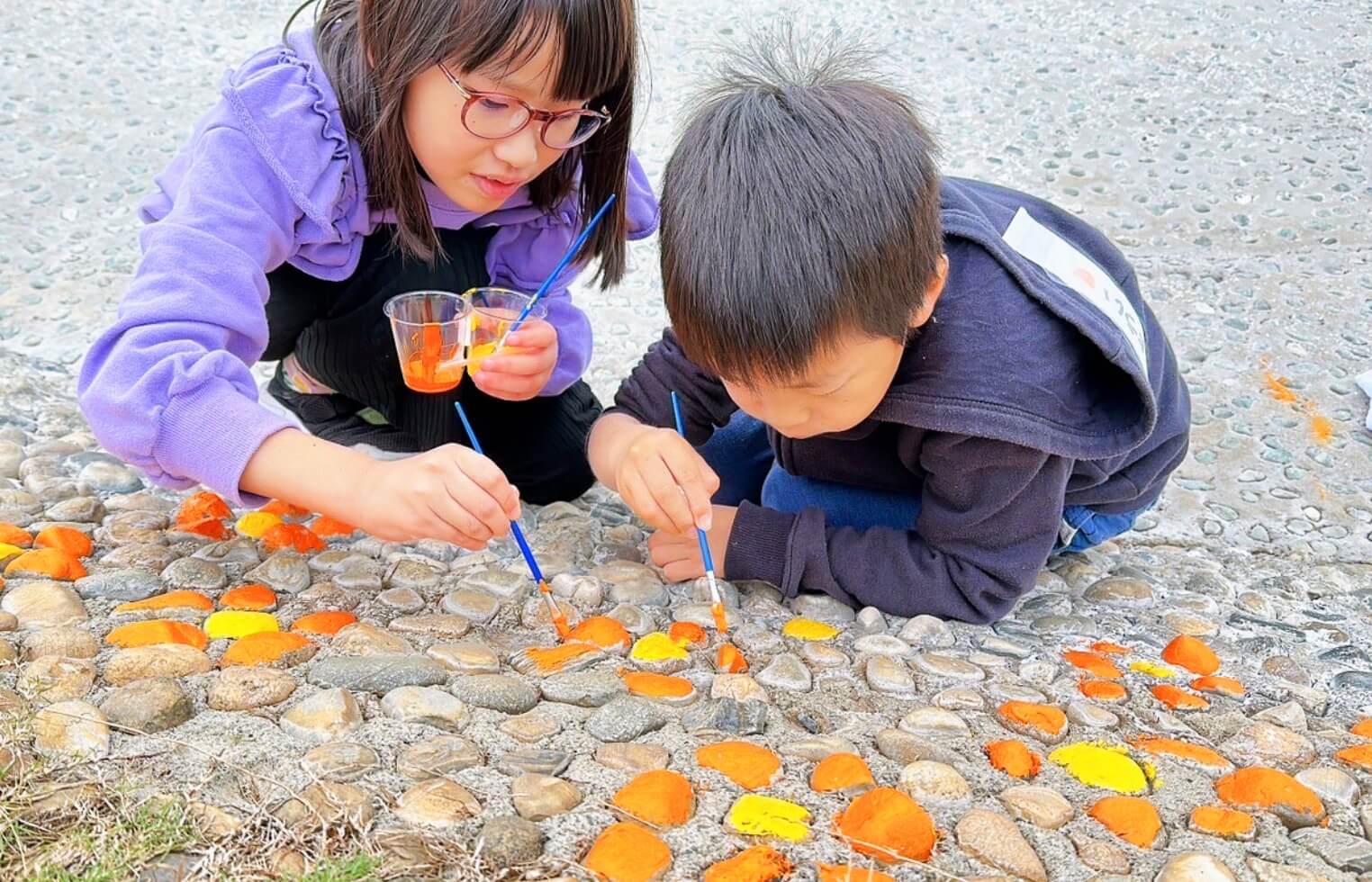 ミタテル(こども向けアートワークショップ)の様子