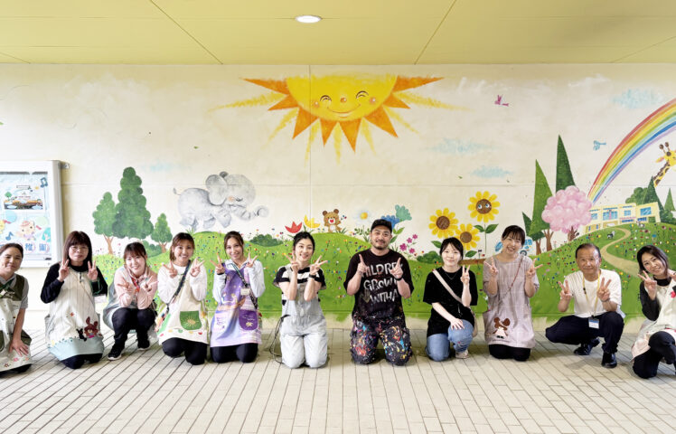501本の花が咲いた、20周年の共創アート。